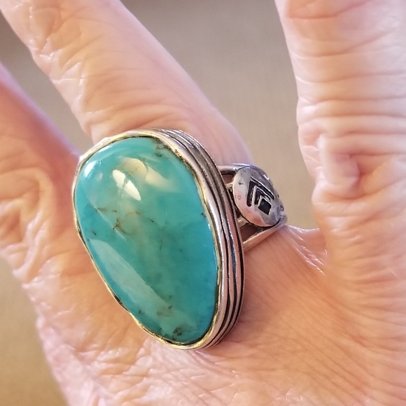 Silpada Sterling Silver & Turquoise Ring - Picture 6 of 11